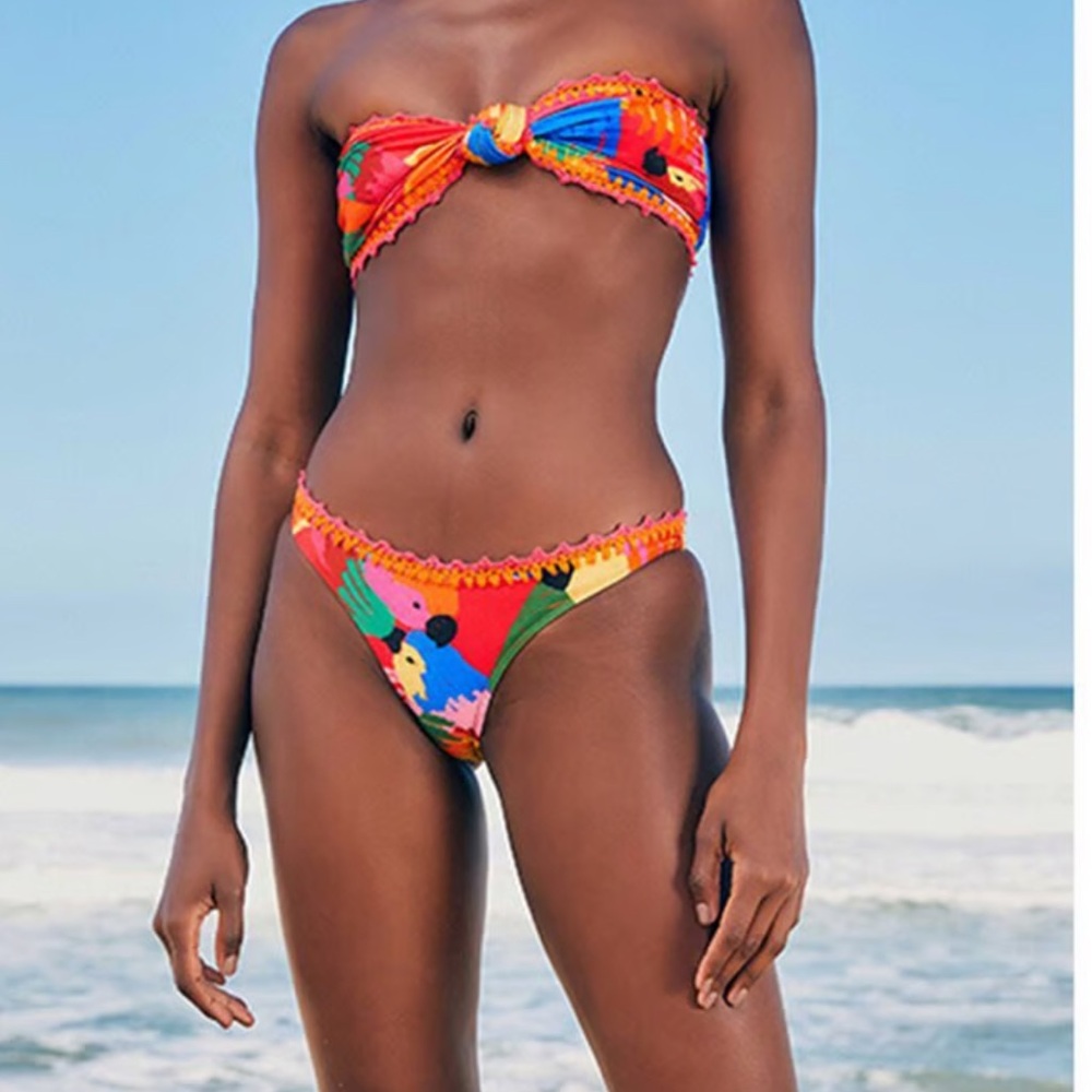 Farm Rio Macaw Party Bikini Bottom XS NWT